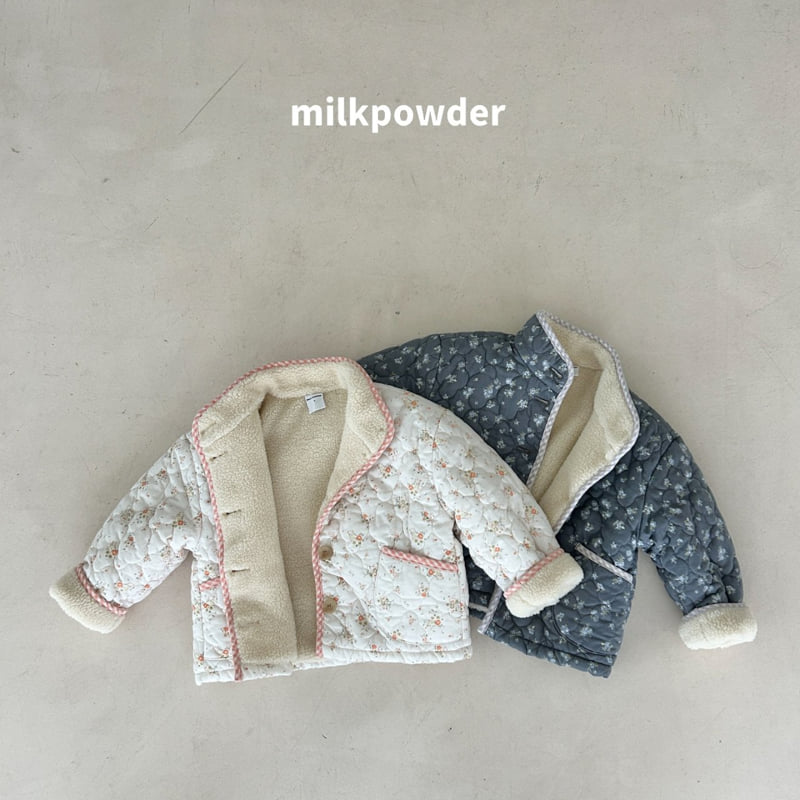 Milk Powder - Korean Children Fashion - #prettylittlegirls - Mongle Quilted Jacket - 12