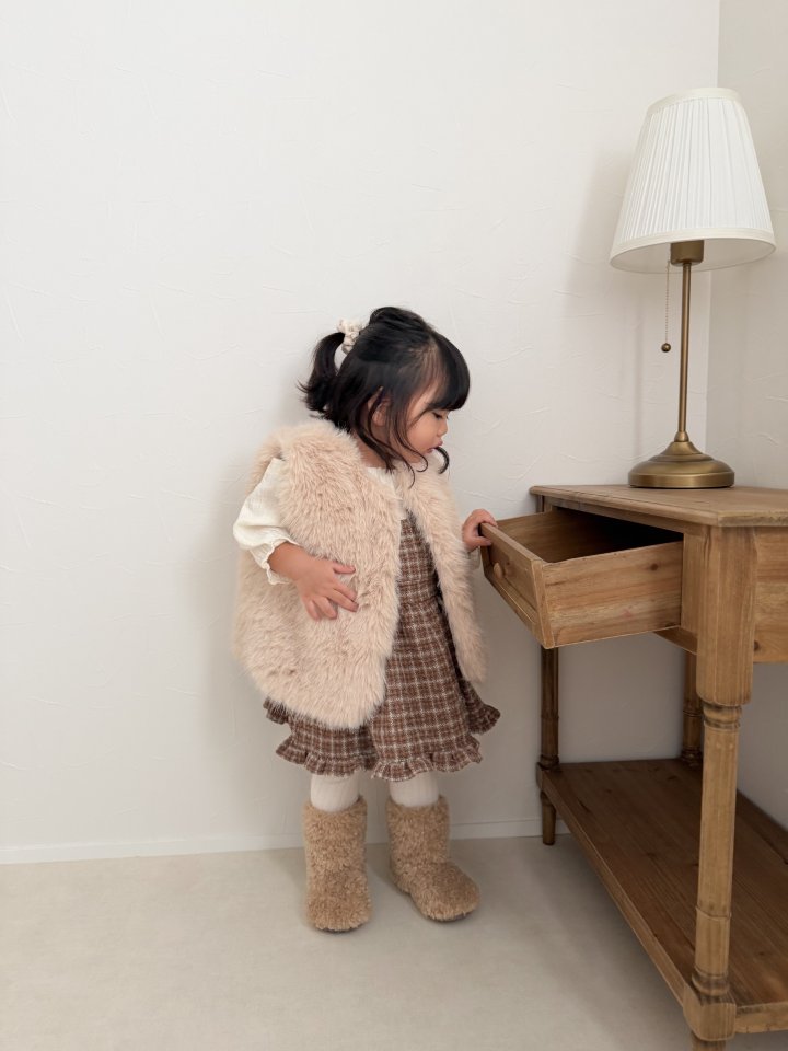 Mimi Market - Korean Baby Fashion - #babyboutique - Fur Vest - 10