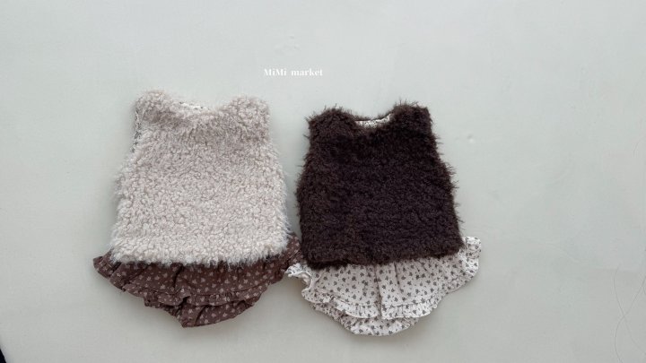 Mimi Market - Korean Baby Fashion - #babyboutique - Button Bichon Vest - 3