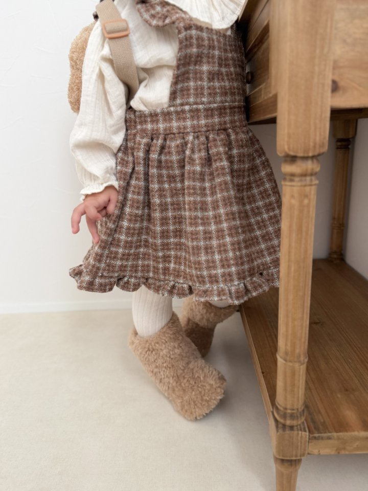 Mimi Market - Korean Baby Fashion - #babyboutiqueclothing - Bouclé Overalls - 12