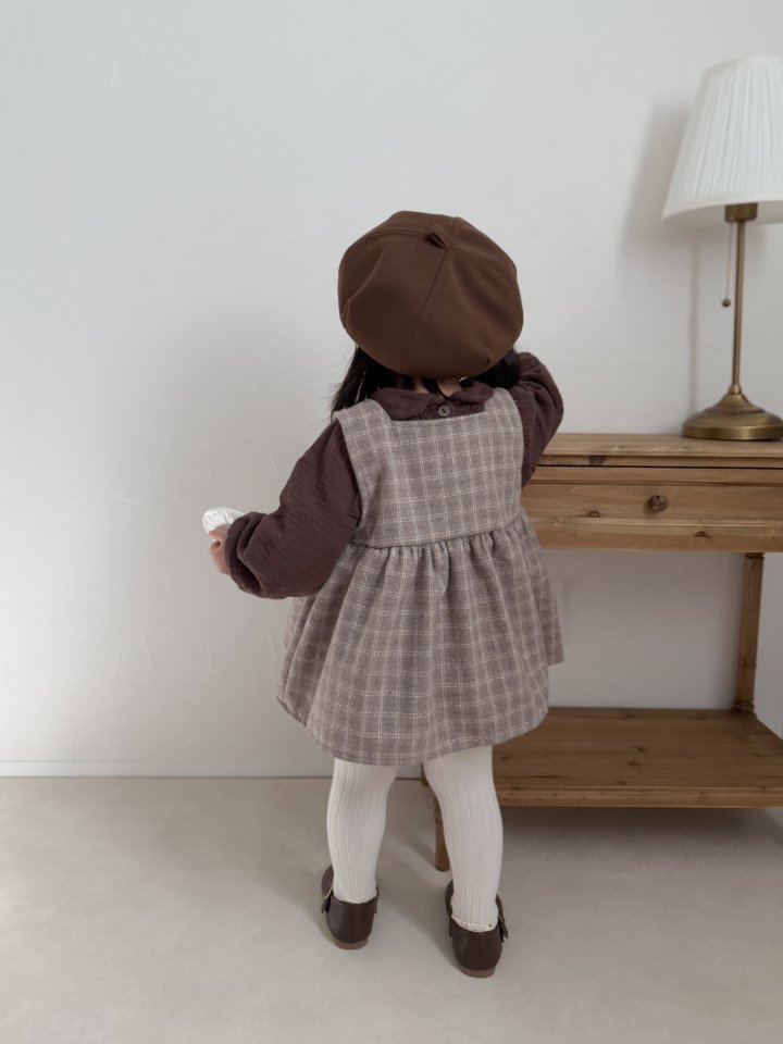 Mimi Market - Korean Baby Fashion - #babyboutiqueclothing - Cookie Check One-piece - 9