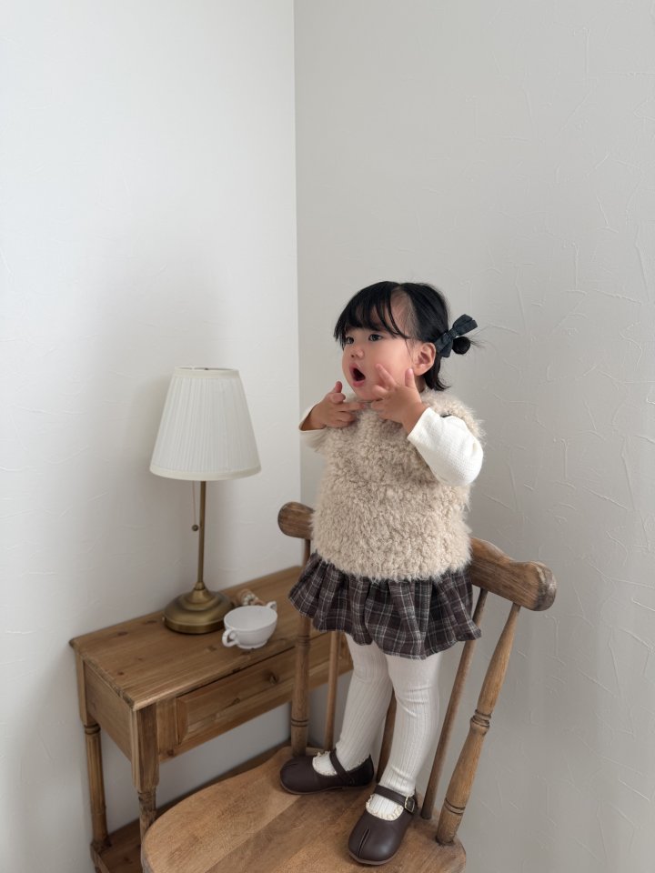 Mimi Market - Korean Baby Fashion - #babyboutique - Button Bichon Vest - 4