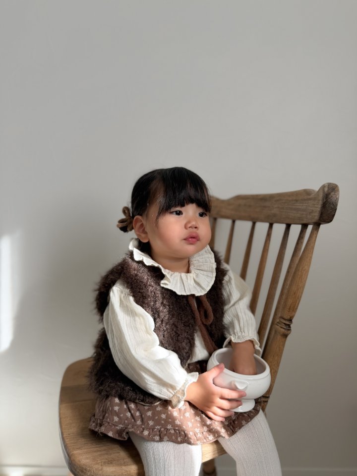 Mimi Market - Korean Baby Fashion - #babyboutiqueclothing - Nougat Blouse - 8