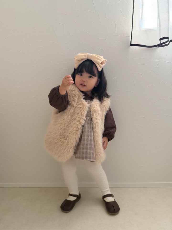 Mimi Market - Korean Baby Fashion - #babyclothing - Fur Vest - 12