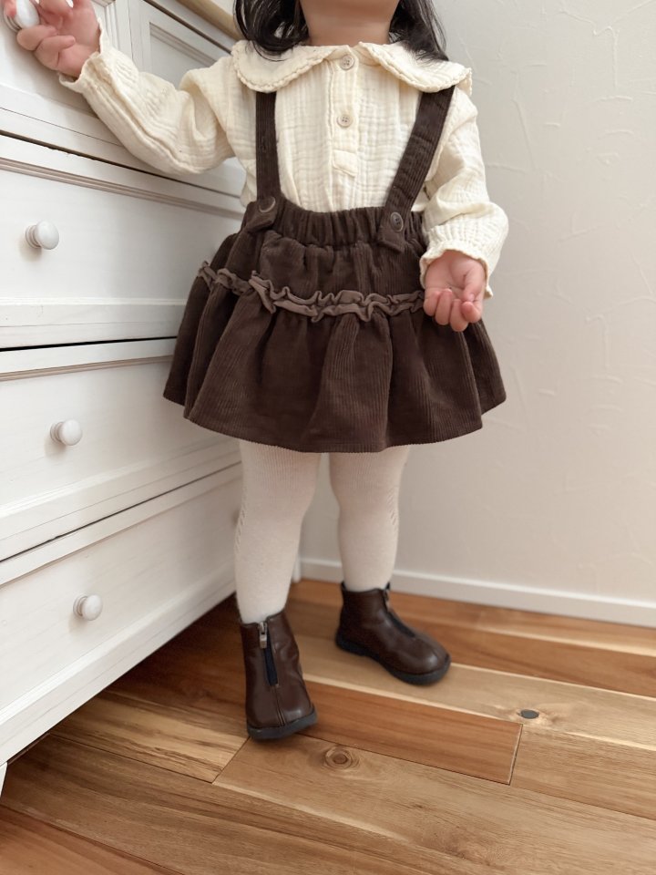 Mimi Market - Korean Baby Fashion - #babyclothing - Corduroy Frill Skirt - 11
