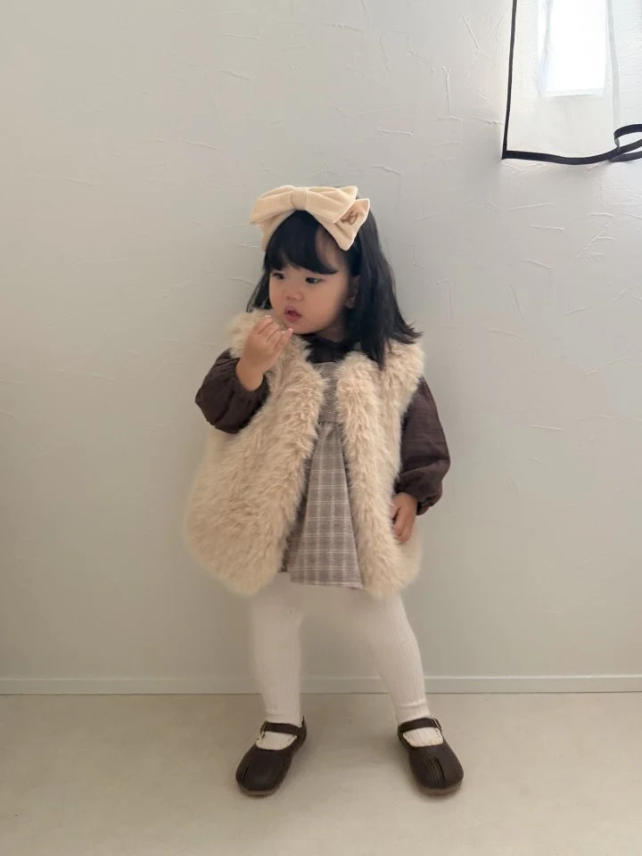 Mimi Market - Korean Baby Fashion - #babyclothing - Cookie Check One-piece - 10