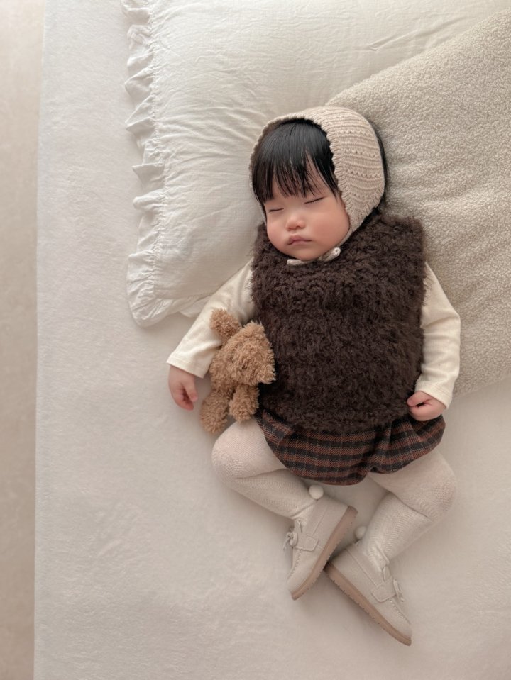 Mimi Market - Korean Baby Fashion - #babyclothing - Button Bichon Vest - 5