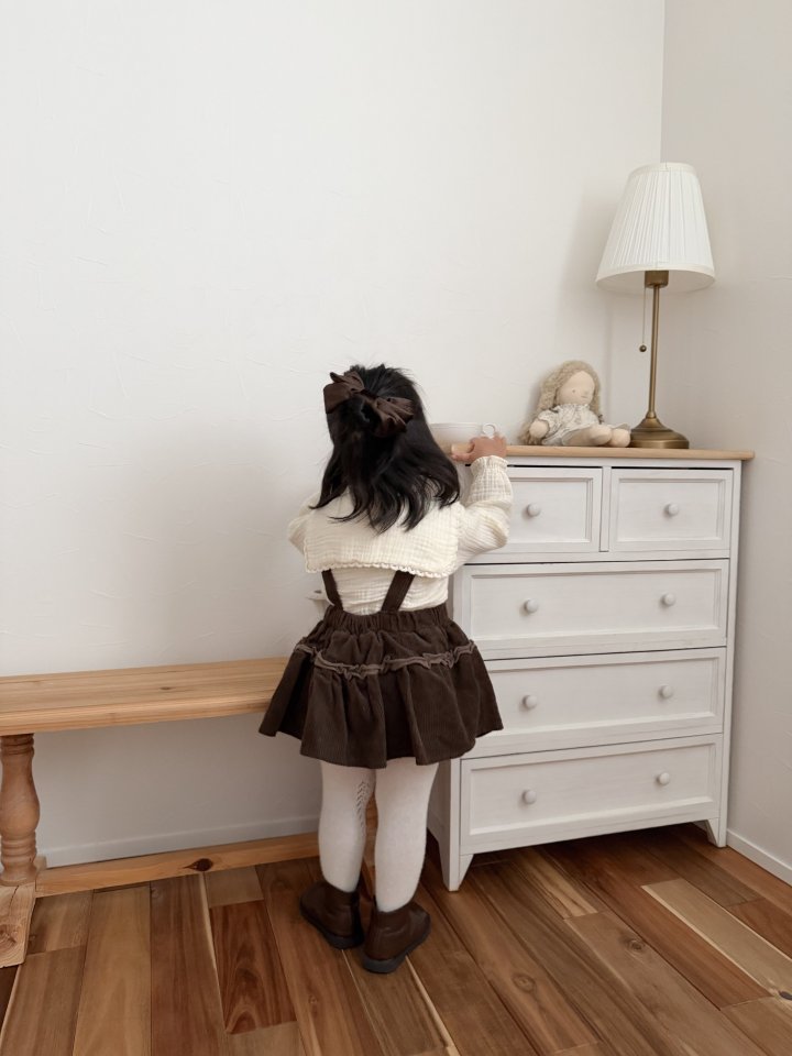 Mimi Market - Korean Baby Fashion - #babyfashion - Corduroy Frill Skirt - 12