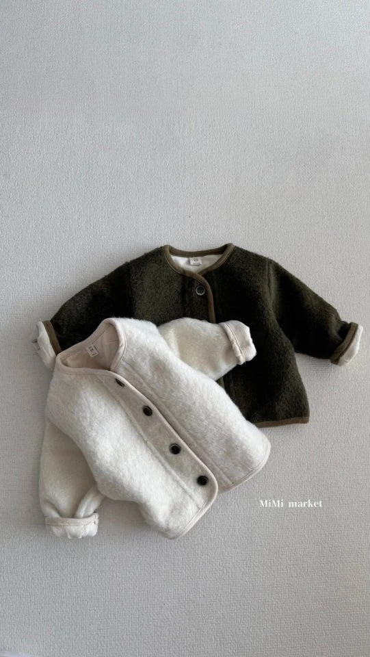 Mimi Market - Korean Baby Fashion - #babyfashion - Wool Lappa Jacket - 6