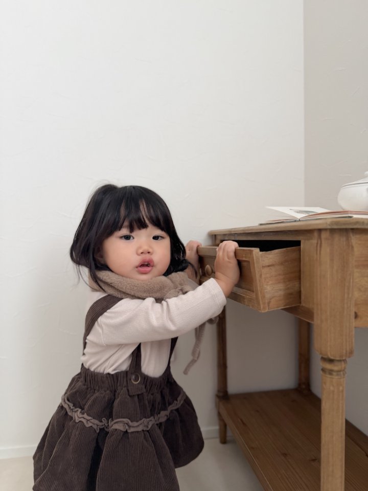 Mimi Market - Korean Baby Fashion - #babyfashion - Eyelet Turtleneck Tee - 4