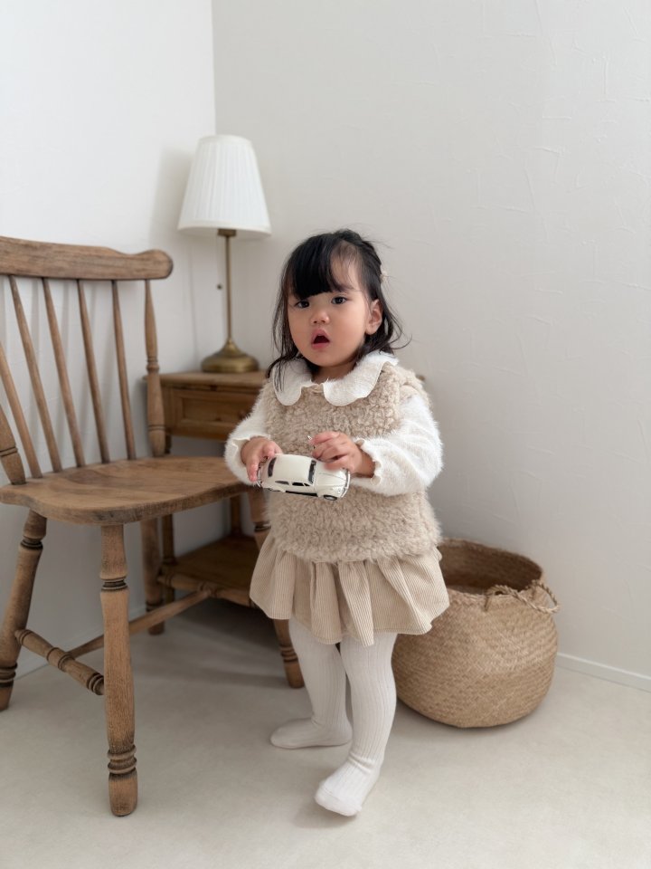 Mimi Market - Korean Baby Fashion - #babygirlfashion - Button Bichon Vest - 8