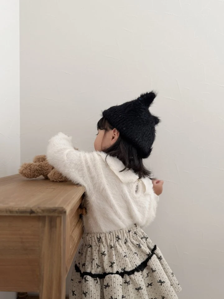 Mimi Market - Korean Baby Fashion - #babylifestyle - Angora Collar Tee - 11