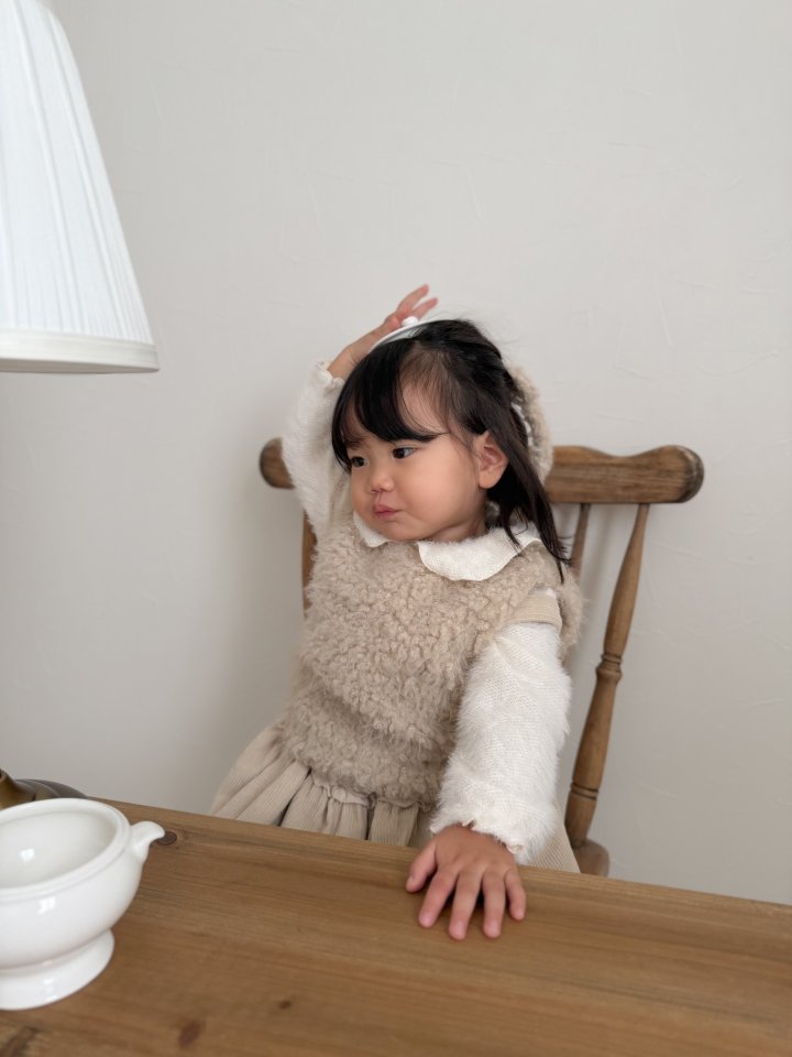 Mimi Market - Korean Baby Fashion - #babylifestyle - Button Bichon Vest - 9