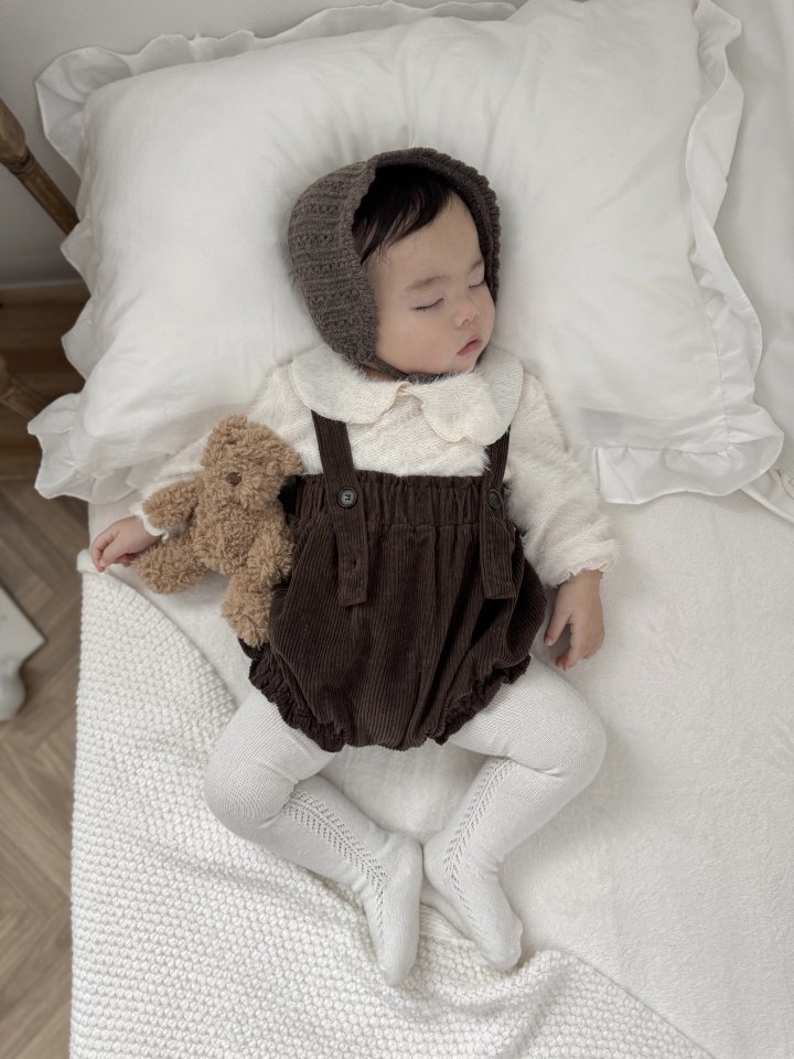 Mimi Market - Korean Baby Fashion - #babylifestyle - Corduroy Frill Balloon Skirt - 3