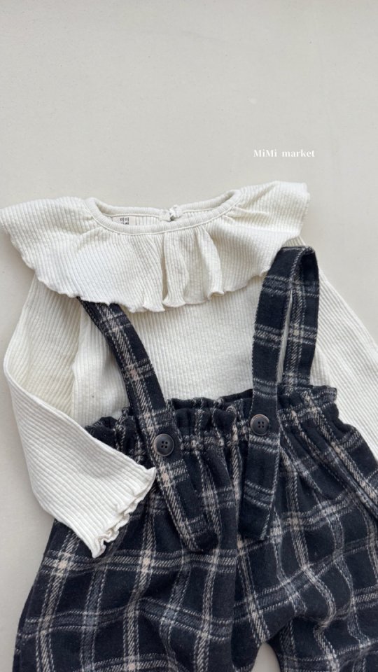 Mimi Market - Korean Baby Fashion - #babylifestyle - Cream Collar Tee - 2