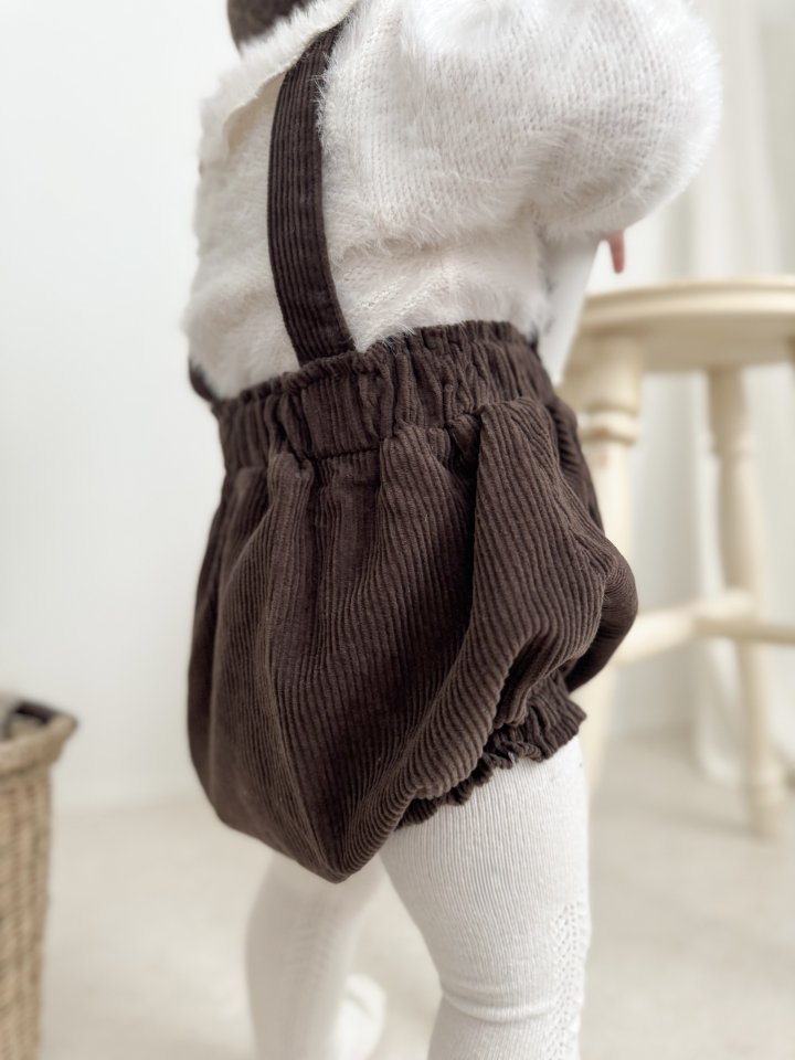Mimi Market - Korean Baby Fashion - #onlinebabyboutique - Corduroy Frill Balloon Skirt - 9