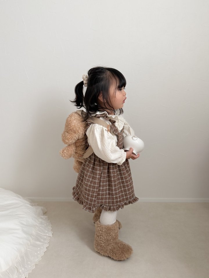 Mimi Market - Korean Baby Fashion - #onlinebabyshop - Bouclé Overalls - 9