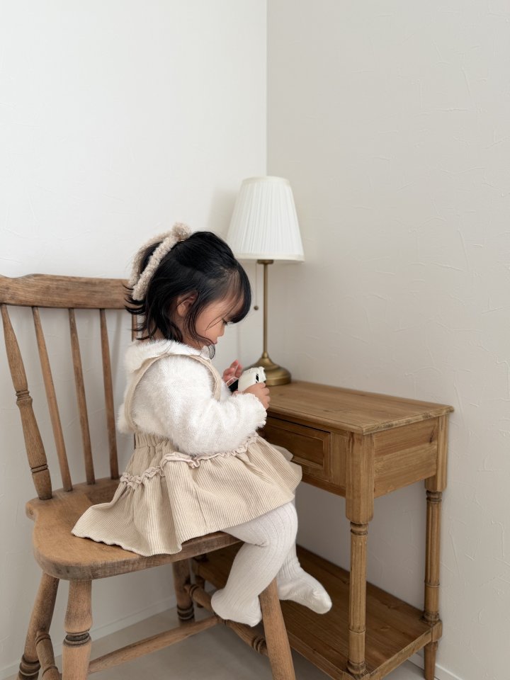 Mimi Market - Korean Baby Fashion - #onlinebabyshop - Corduroy Frill Skirt - 7