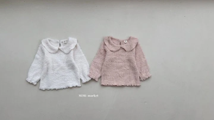 Mimi Market - Korean Baby Fashion - #onlinebabyshop - Angora Collar Tee - 3