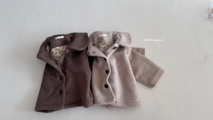 Mimi Market - Korean Baby Fashion - #onlinebabyshop - Wool Sera Coat - 2