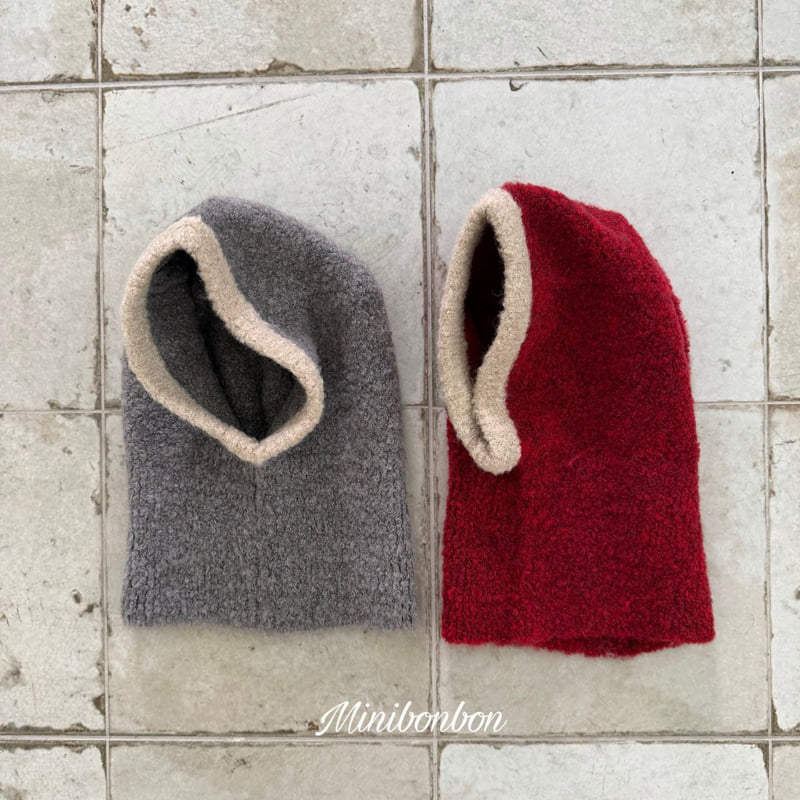 Mini Bongbong - Korean Children Fashion - #Kfashion4kids - Fuzzy Balaclava