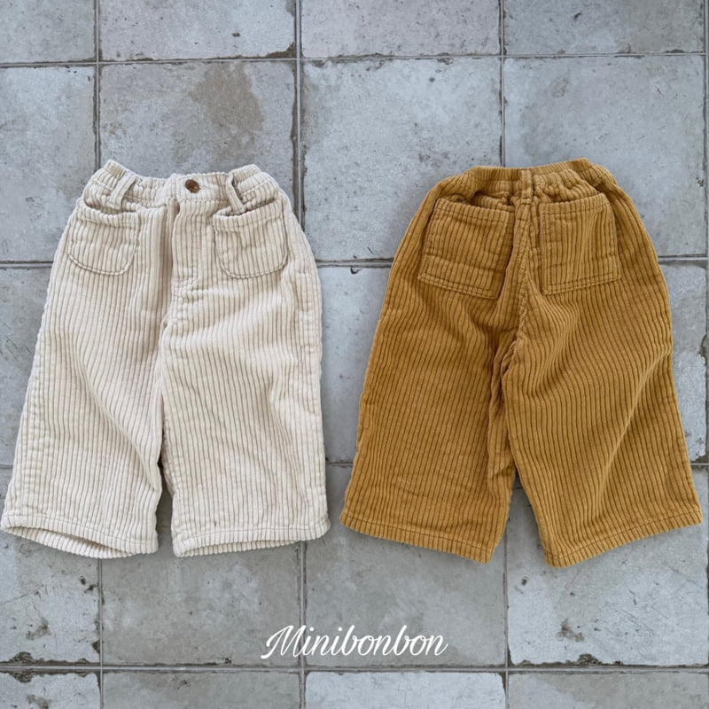 Mini Bongbong - Korean Children Fashion - #kidsstore - Popo Corduroy Pants