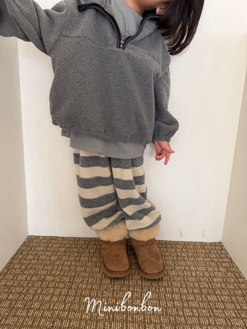 Mini Bongbong - Korean Children Fashion - #kidzfashiontrend - Domino Jogger Pants - 8