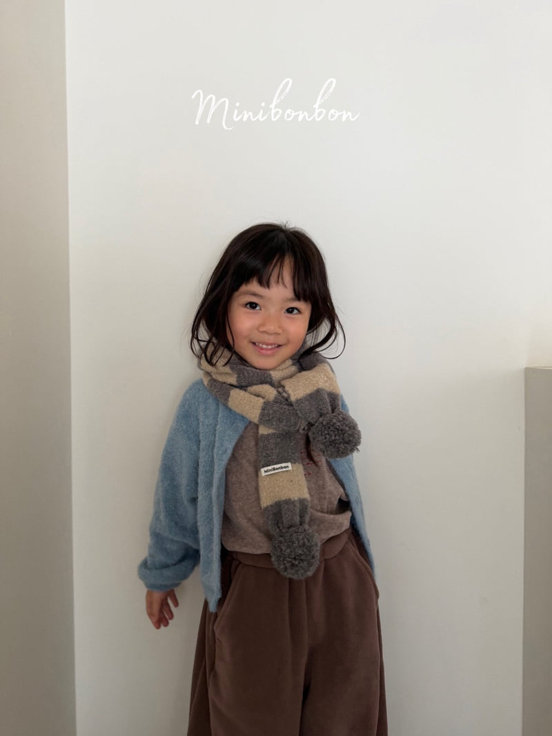 Mini Bongbong - Korean Children Fashion - #minifashionista - Pom Pom Muffler - 12