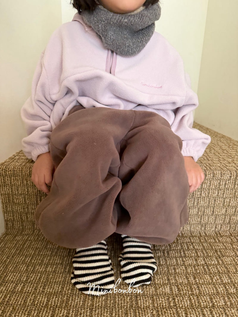 Mini Bongbong - Korean Children Fashion - #minifashionista - Half Zip Hoodie - 11