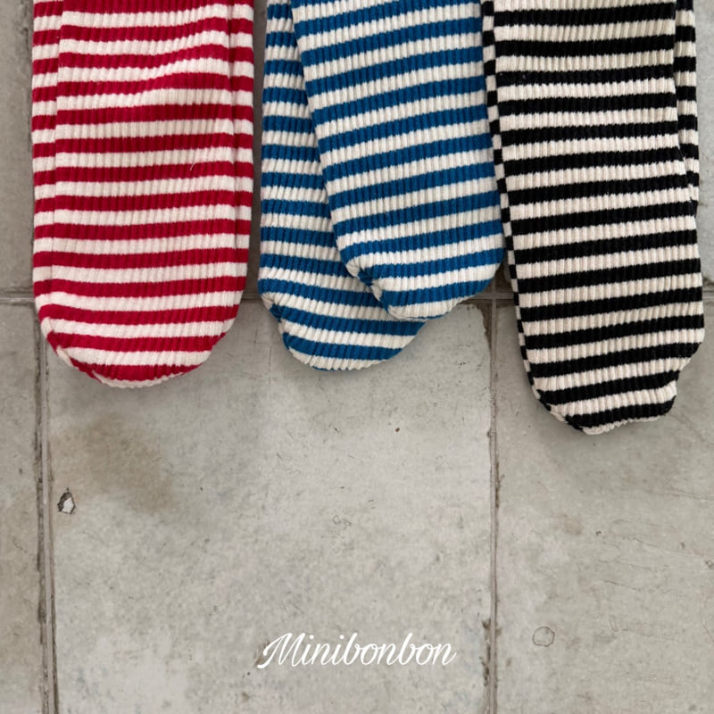Mini Bongbong - Korean Children Fashion - #minifashionista - Friends Half Socks - 3