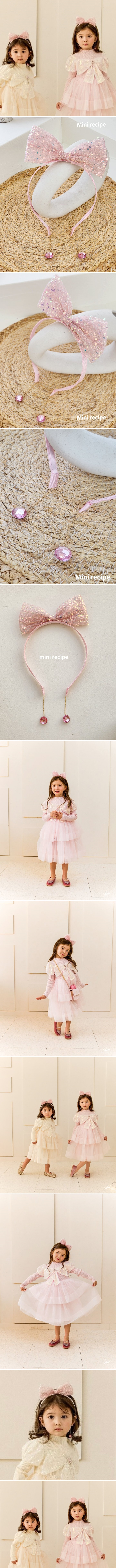 Mini Recipe - Korean Children Fashion - #kidzfashiontrend - Fairy Ribbon Earring Headband