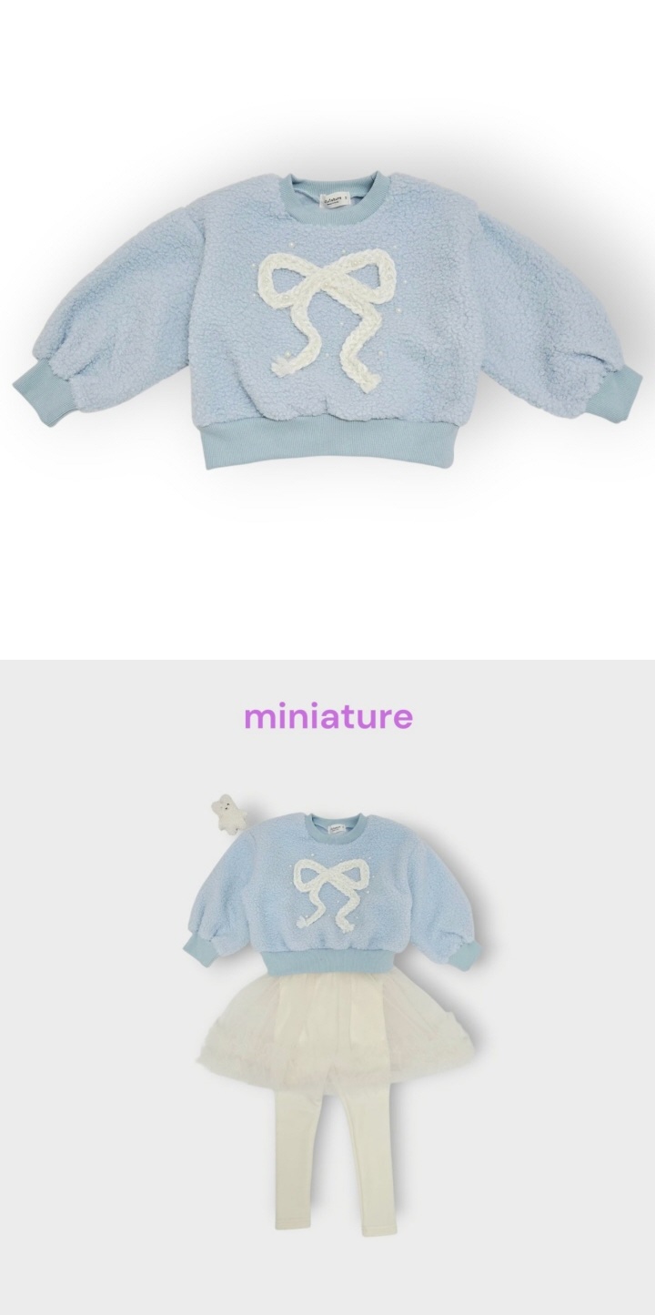 Miniature - Korean Children Fashion - #magicofchildhood - Honey Ribbon Tee