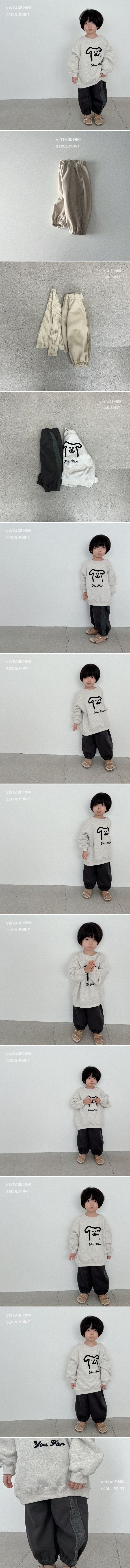 Minipoint - Korean Children Fashion - #designkidswear - Knit Side Bonding Pants - 2
