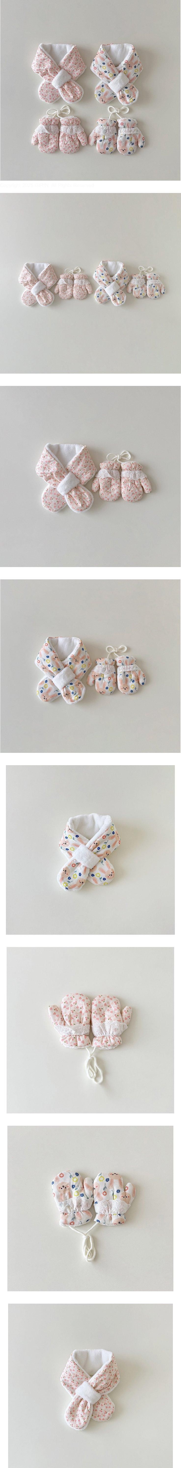 Miso - Korean Baby Fashion - #babyfashion - Heart Rabbit Bucket Gloves