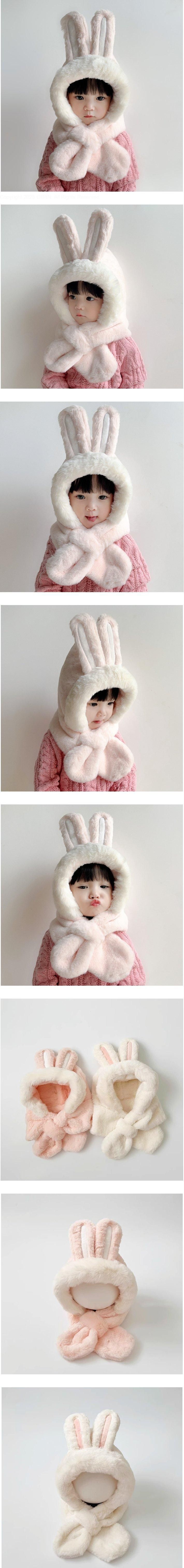 Miso - Korean Children Fashion - #Kfashion4kids - Bunny Hat Muffler
