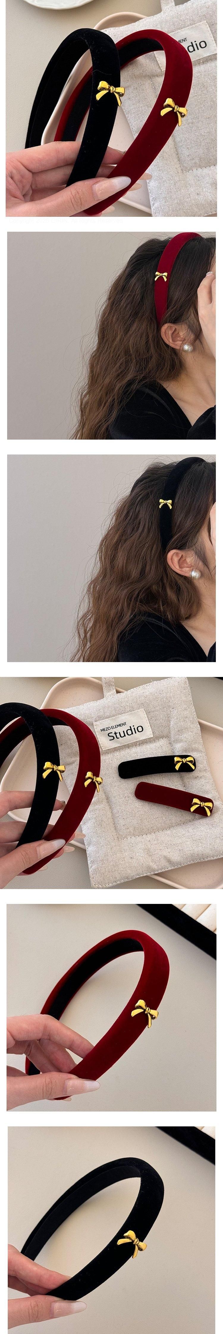 Miso - Korean Children Fashion - #Kfashion4kids - Gold Ribbon Headband