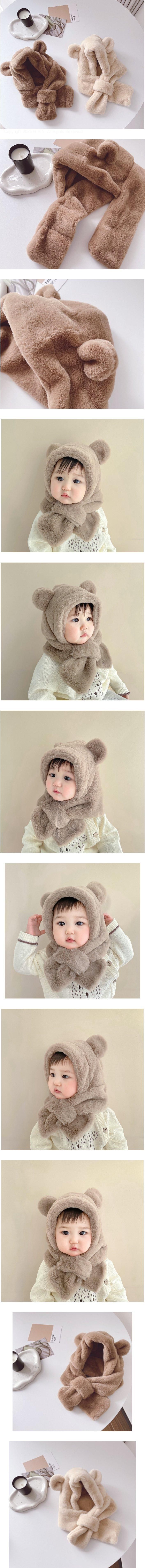 Miso - Korean Children Fashion - #childofig - New Bear Hat Muffler