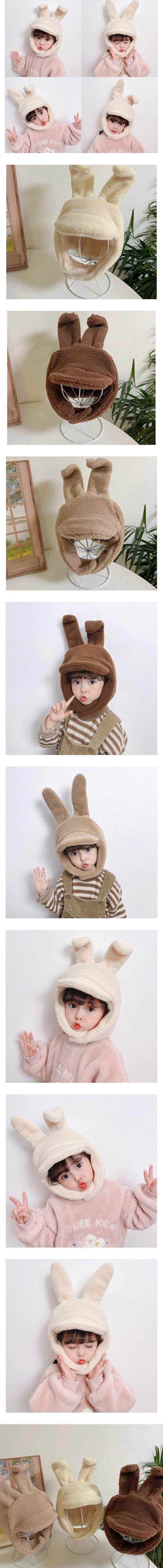 Miso - Korean Children Fashion - #childrensboutique - Fleece Bunny Hat