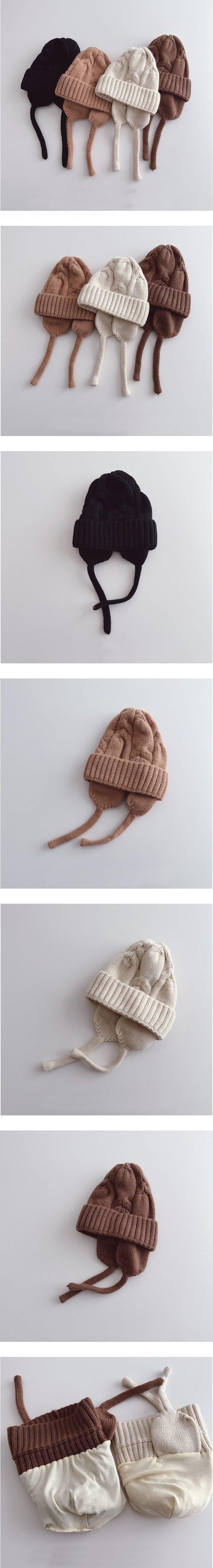 Miso - Korean Children Fashion - #childrensboutique - Twist Earflap Beanie