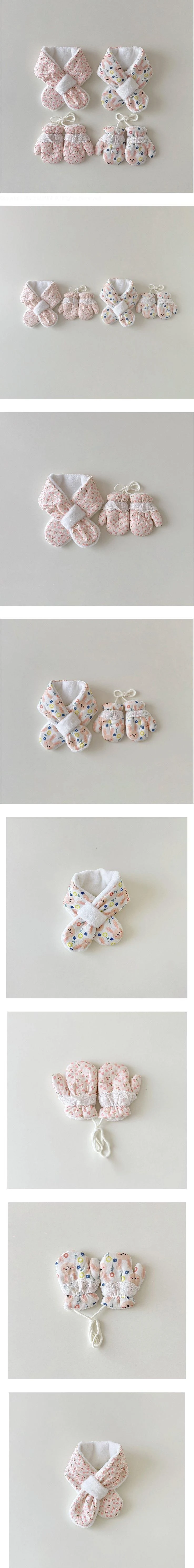 Miso - Korean Children Fashion - #fashionkids - Heart Rabbit Scarf