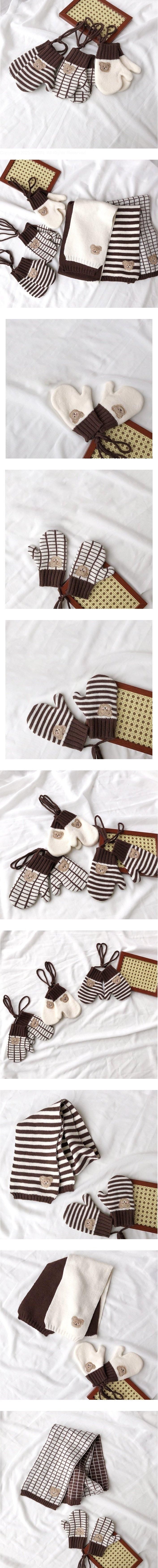 Miso - Korean Children Fashion - #kidzfashiontrend - Ganache Bucket Gloves