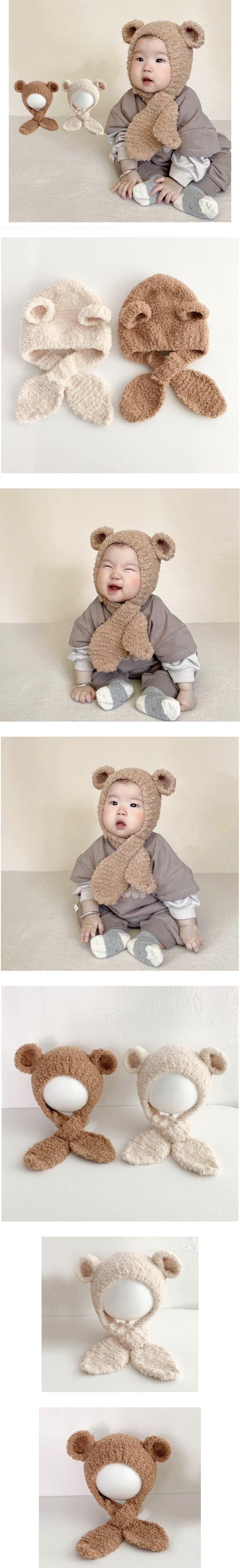Miso - Korean Children Fashion - #kidzfashiontrend - Bear Ear Hat