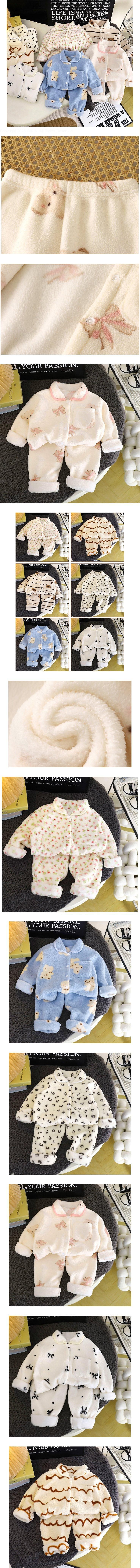 Miso - Korean Children Fashion - #prettylittlegirls - Eotto Fleece Pajama