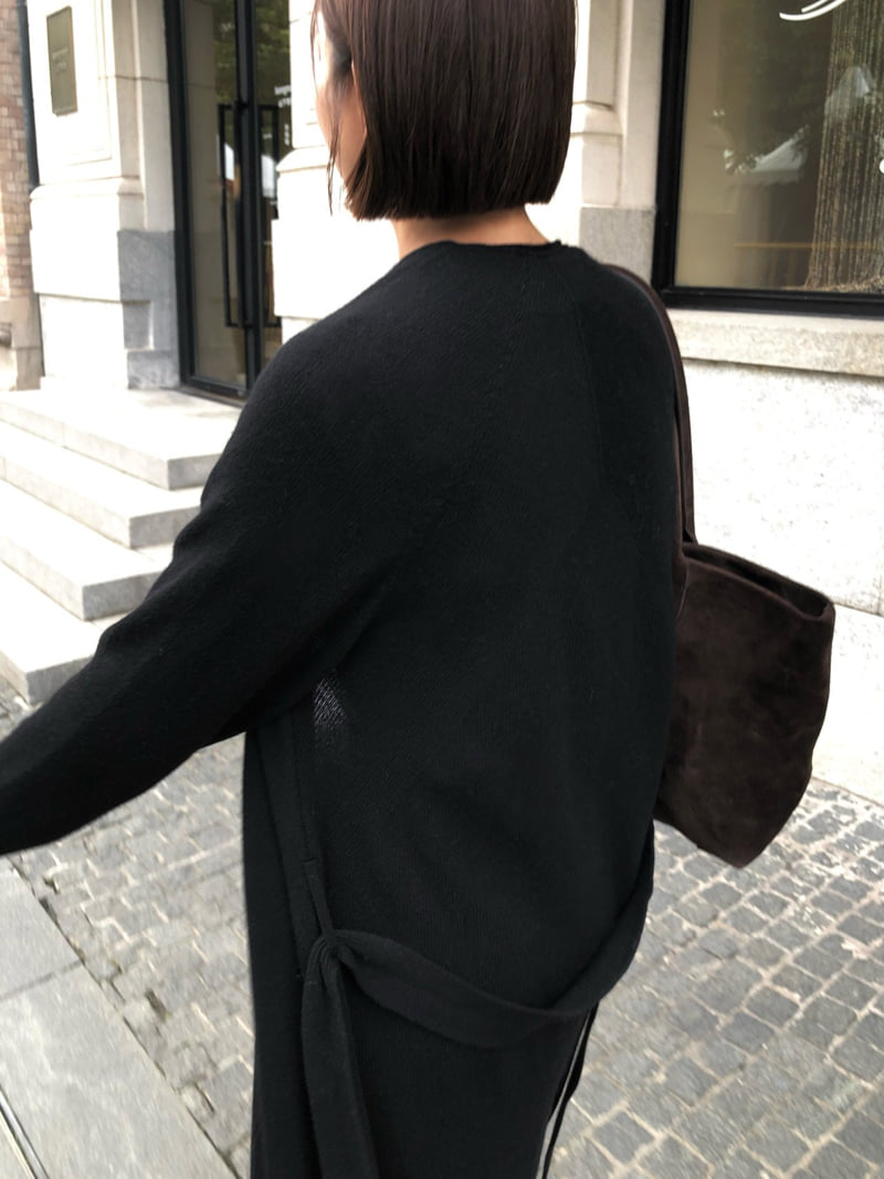 Moani - Korean Women Fashion - #momslook - Wool Cashmere Robe Long Cardigan - 12
