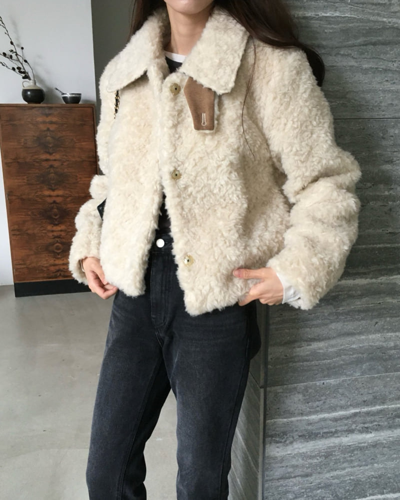 Moani - Korean Women Fashion - #momslook - Shearling Fleece Jacket - 9