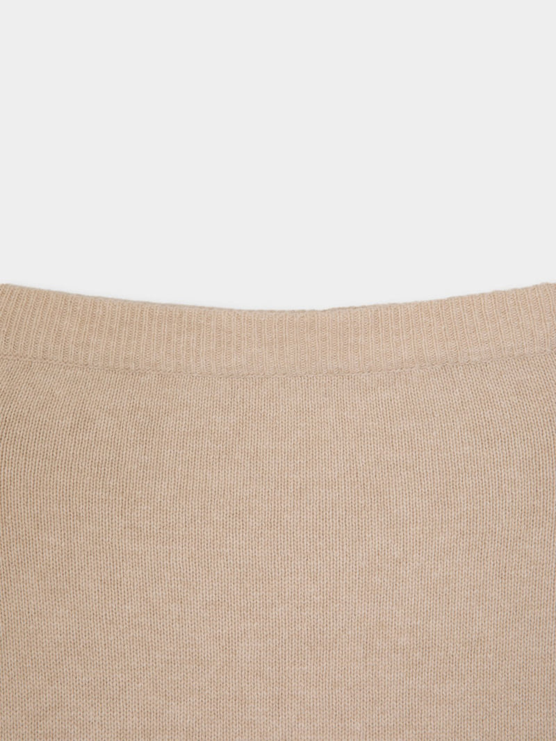 Moani - Korean Women Fashion - #momslook - Wool Cashmere Slit Long Skirt - 2