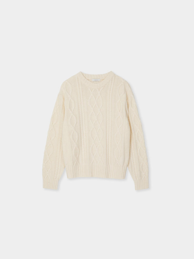 Moani - Korean Women Fashion - #pursuepretty - Wool Fisherman Pullover Knit