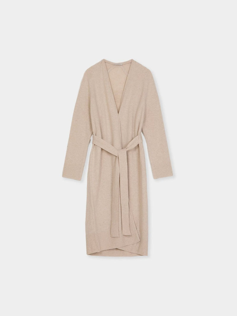 Moani - Korean Women Fashion - #restrostyle - Wool Cashmere Robe Long Cardigan