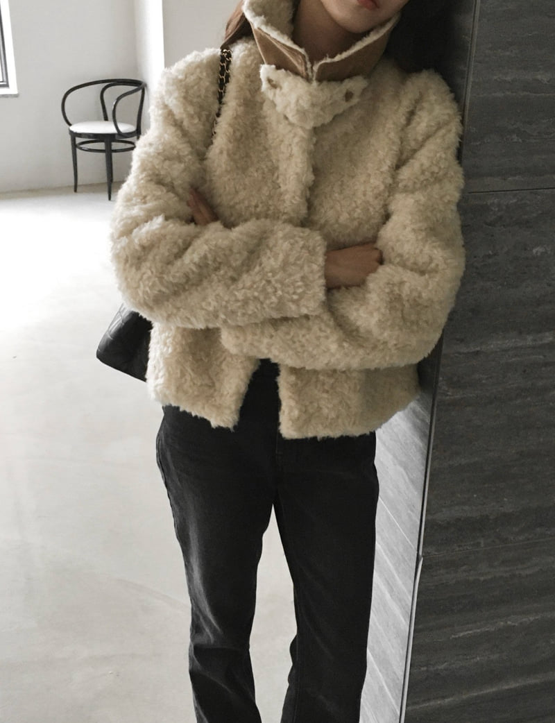 Moani - Korean Women Fashion - #womensfashion - Shearling Fleece Jacket - 10