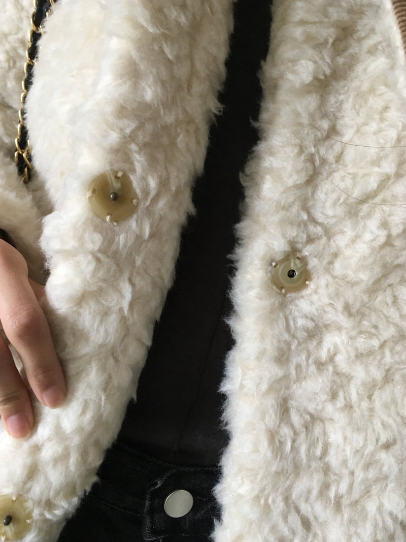 Moani - Korean Women Fashion - #womensfashion - Shearling Fleece Jacket - 12